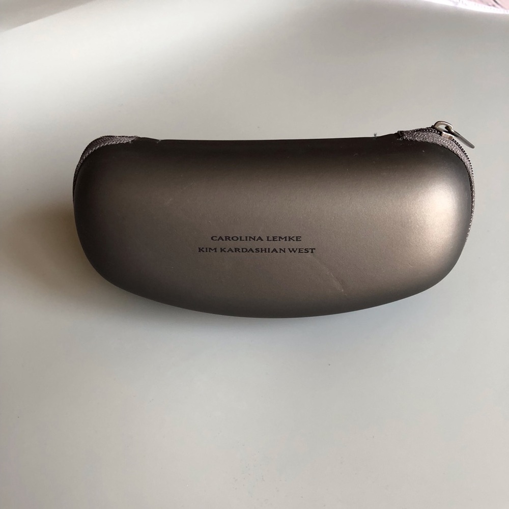 NEW CAROLINA LEMKE KIM KARDASHIAN SUNGLASSES CASE